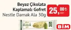 NESTLE DAMAK ALA BEYAZ ÇİKOLATA KAPLAMALI GOFRET 30 G